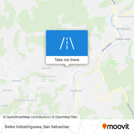 mapa Belen Industrigunea