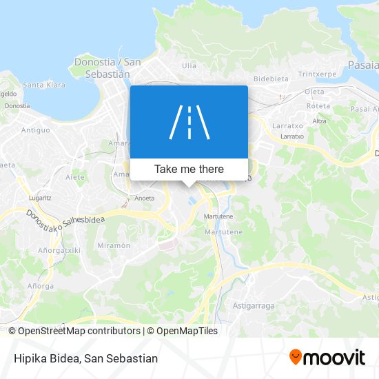 Hipika Bidea map