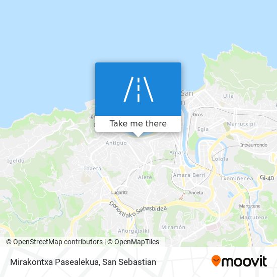 Mirakontxa Pasealekua map