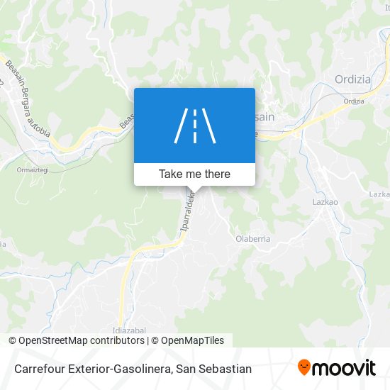 mapa Carrefour Exterior-Gasolinera