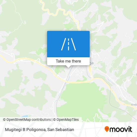 mapa Mugitegi B Poligonoa