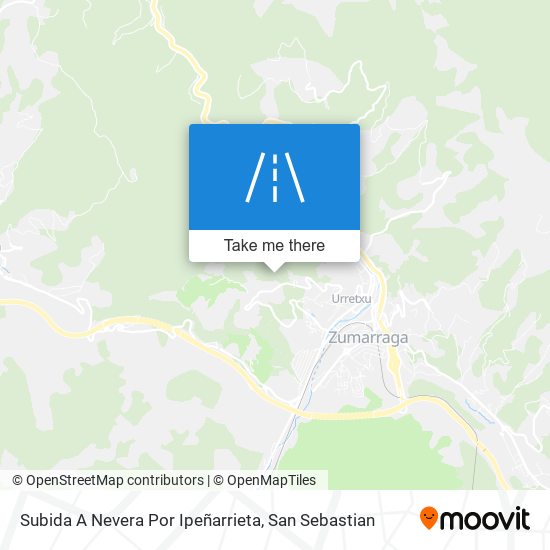 mapa Subida A Nevera Por Ipeñarrieta