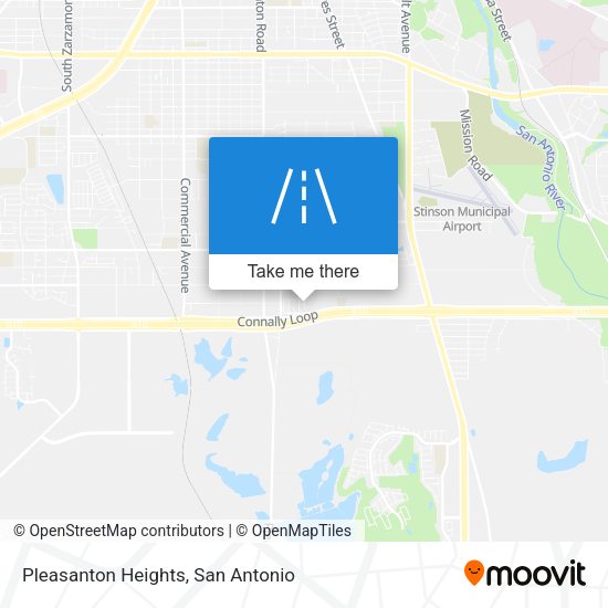 Pleasanton Heights map