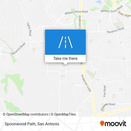 Spoonwood Path map