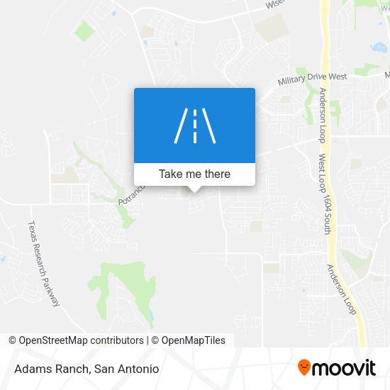Mapa de Adams Ranch