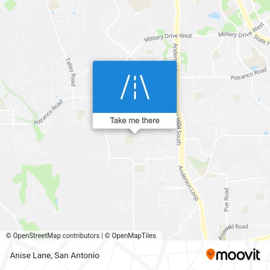 Mapa de Anise Lane