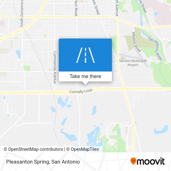 Mapa de Pleasanton Spring