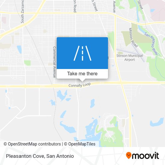 Pleasanton Cove map