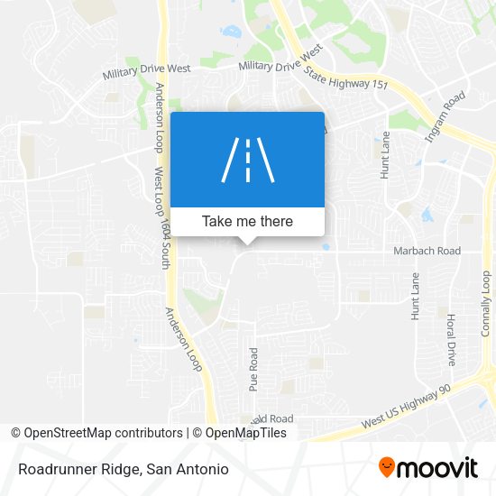 Mapa de Roadrunner Ridge