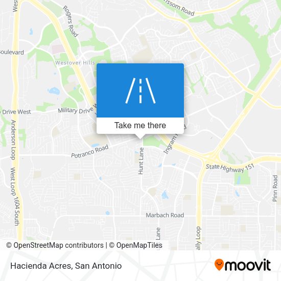 Mapa de Hacienda Acres