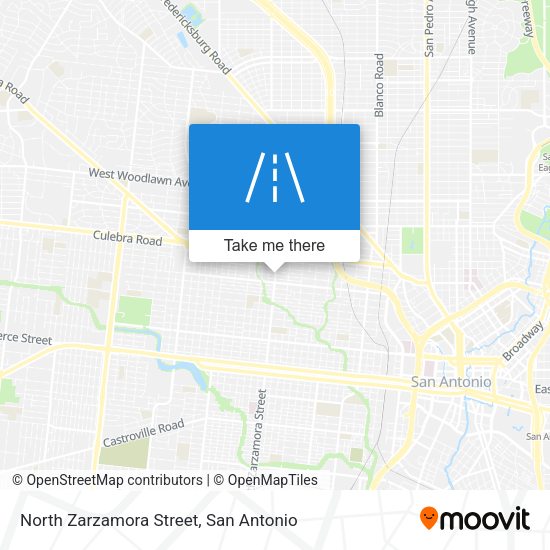 Mapa de North Zarzamora Street