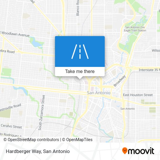 Hardberger Way map