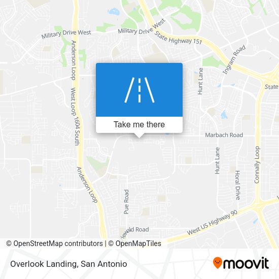 Overlook Landing map