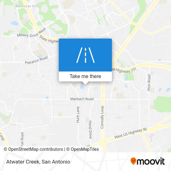 Mapa de Atwater Creek