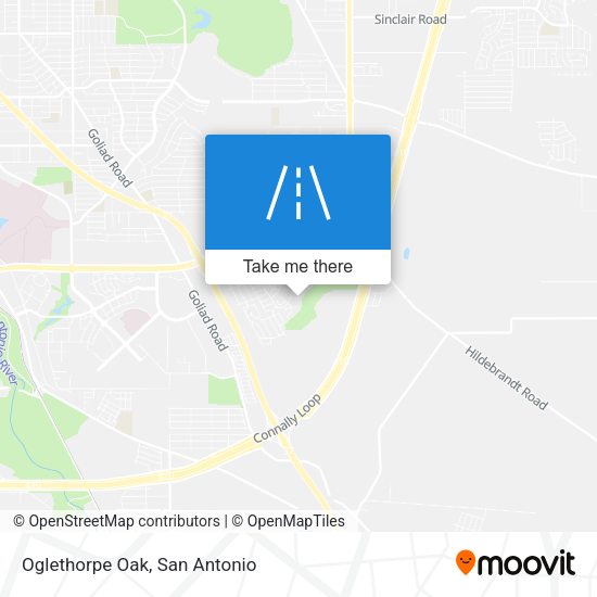 Oglethorpe Oak map