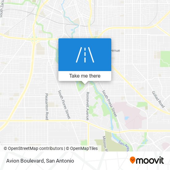 Avion Boulevard map