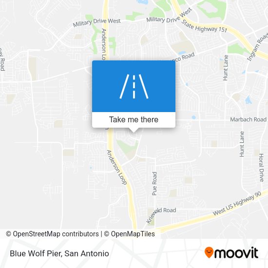 Blue Wolf Pier map