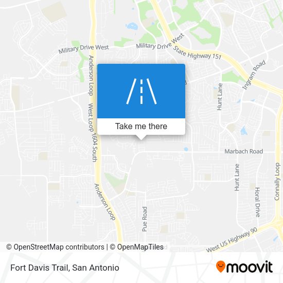 Fort Davis Trail map