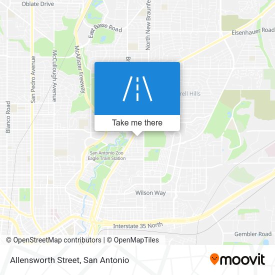 Mapa de Allensworth Street