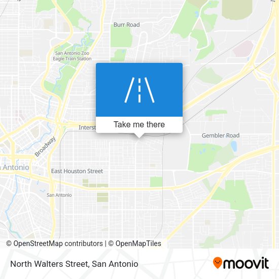 North Walters Street map