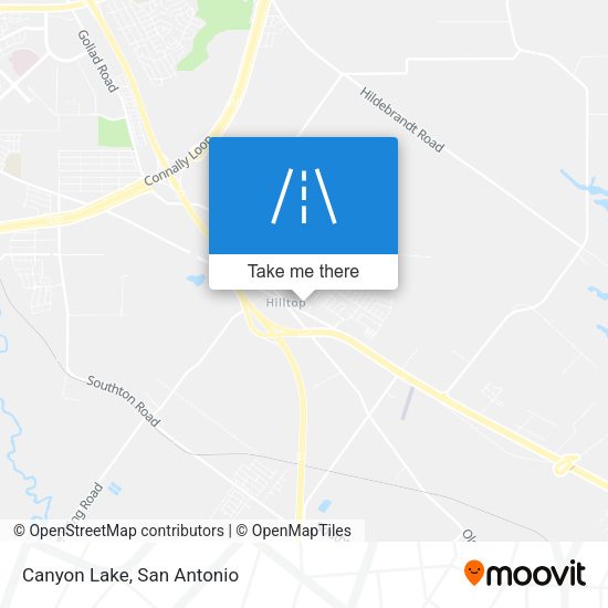 Mapa de Canyon Lake