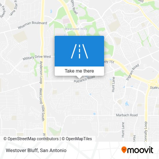 Westover Bluff map