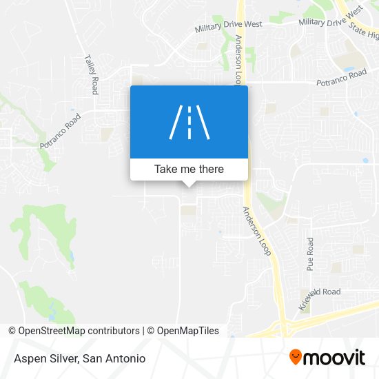 Mapa de Aspen Silver