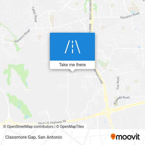 Mapa de Classmore Gap