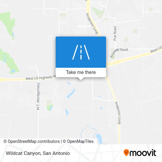 Wildcat Canyon map