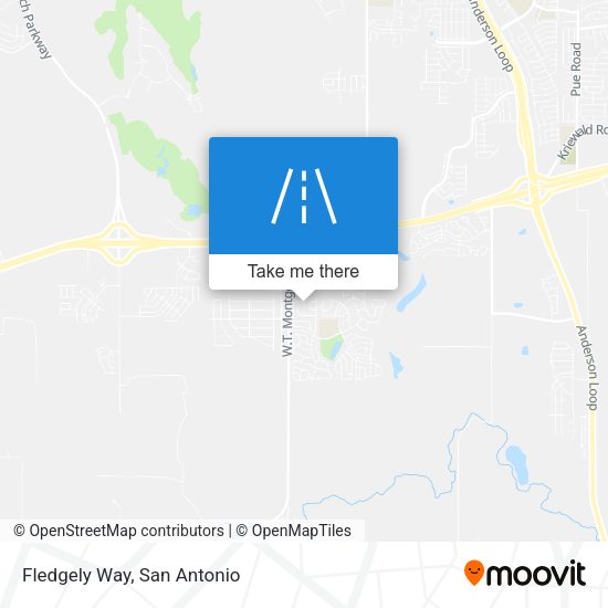 Fledgely Way map