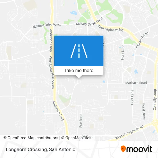 Longhorn Crossing map
