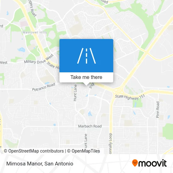 Mimosa Manor map