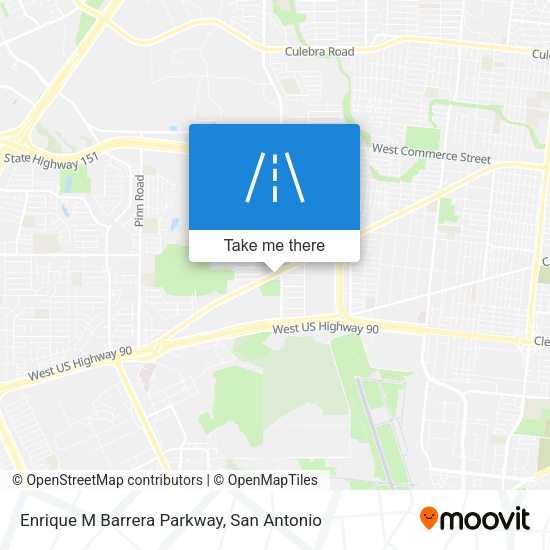 Enrique M Barrera Parkway map