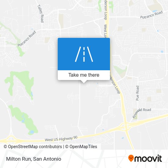 Mapa de Milton Run
