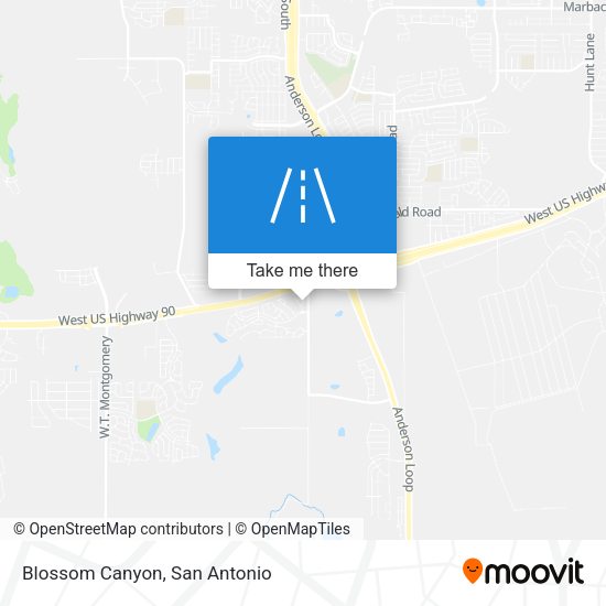Blossom Canyon map