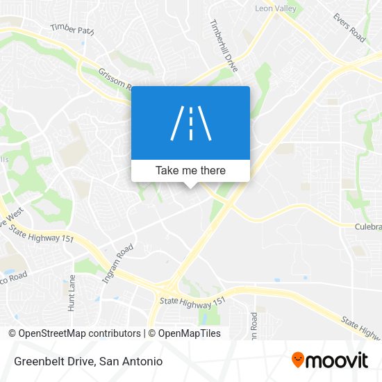 Greenbelt Drive map