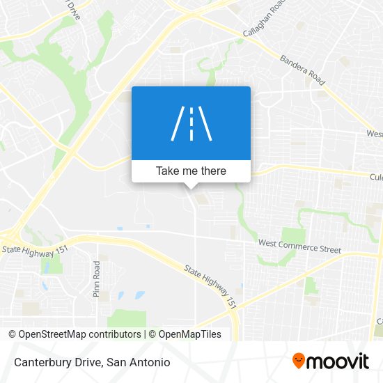 Mapa de Canterbury Drive