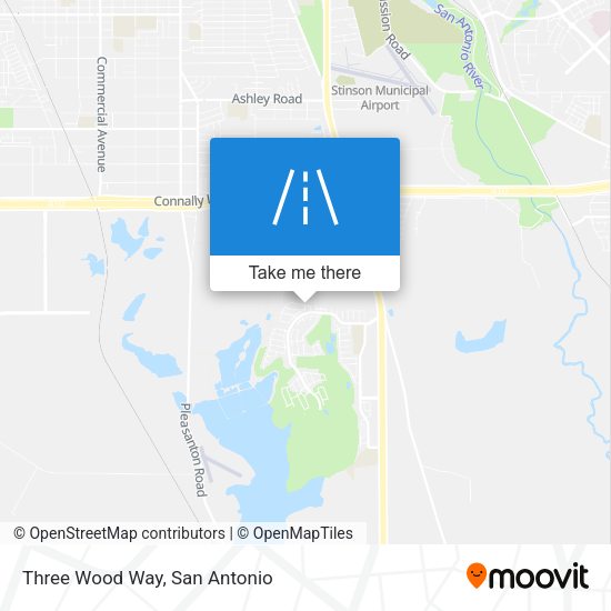 Three Wood Way map