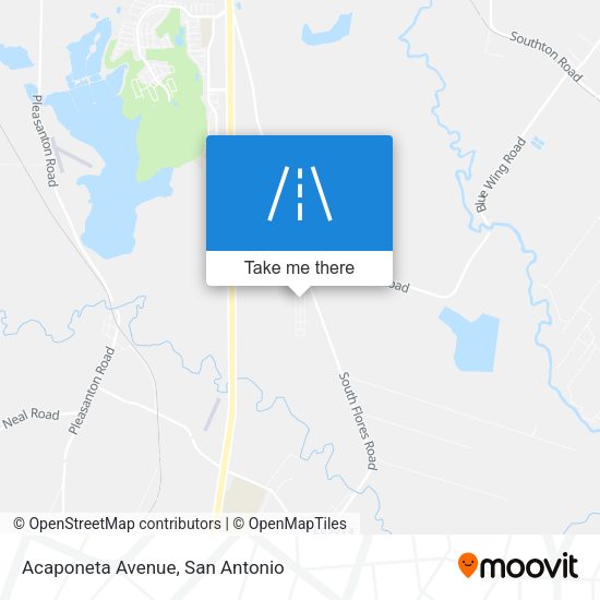 Acaponeta Avenue map