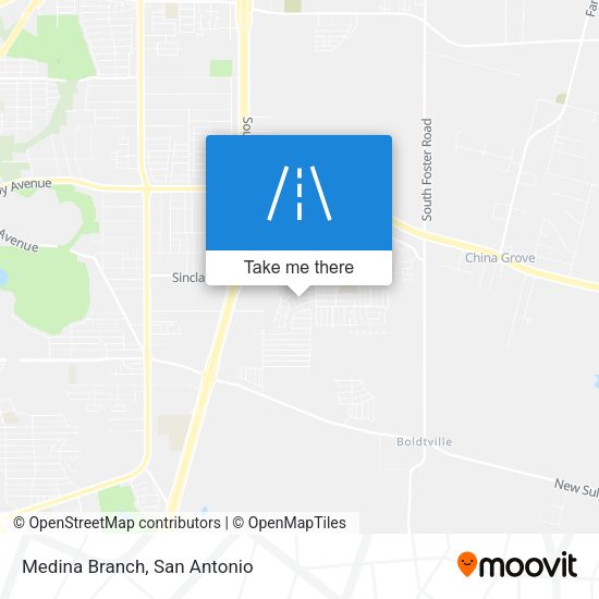 Medina Branch map