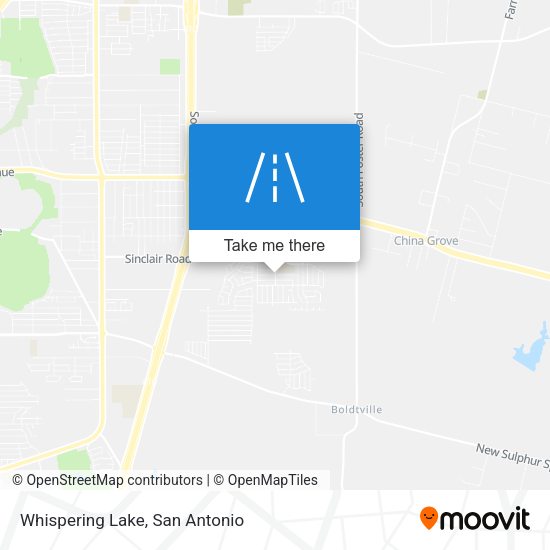 Mapa de Whispering Lake