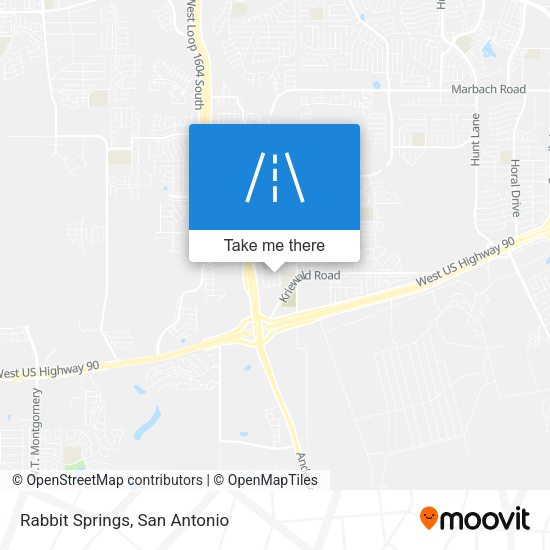 Rabbit Springs map