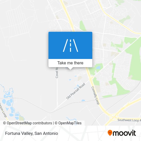 Fortuna Valley map