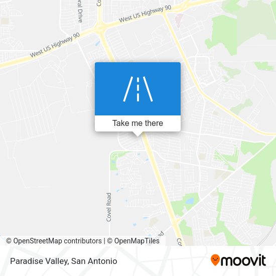Mapa de Paradise Valley