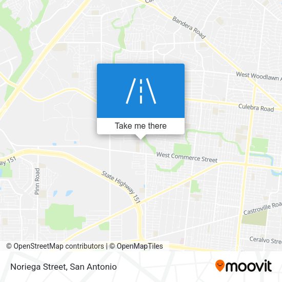 Mapa de Noriega Street