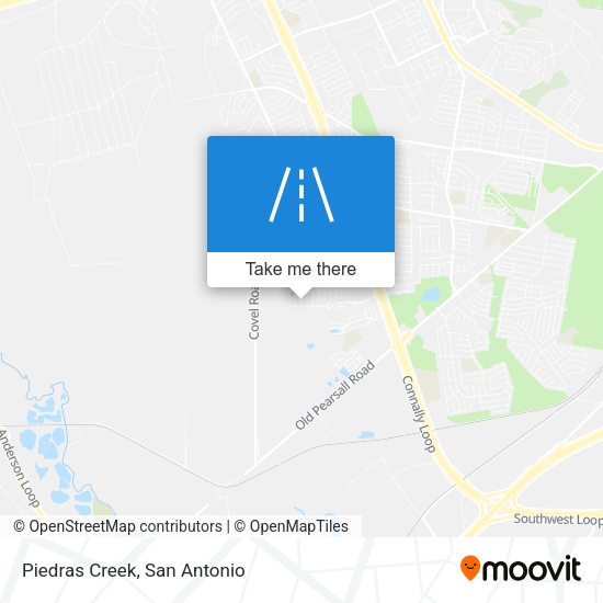 Mapa de Piedras Creek