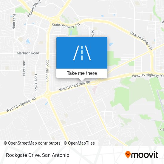 Rockgate Drive map