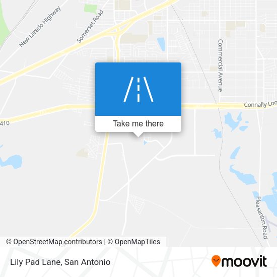 Lily Pad Lane map