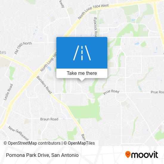 Pomona Park Drive map