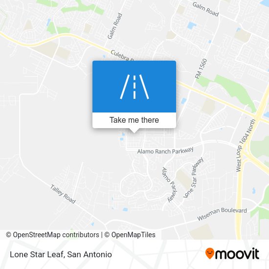 Mapa de Lone Star Leaf